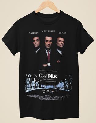 Goodfellas - T-shirt Noir Unisexe Inspiré par l'Affiche du Film T-shirt Unisexe