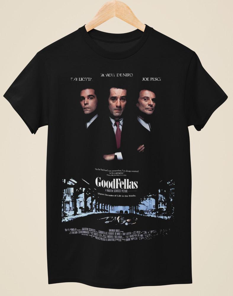 Goodfellas - Movie Poster Inspired Unisex Black T-Shirt Unisex T-Shirt XXXL