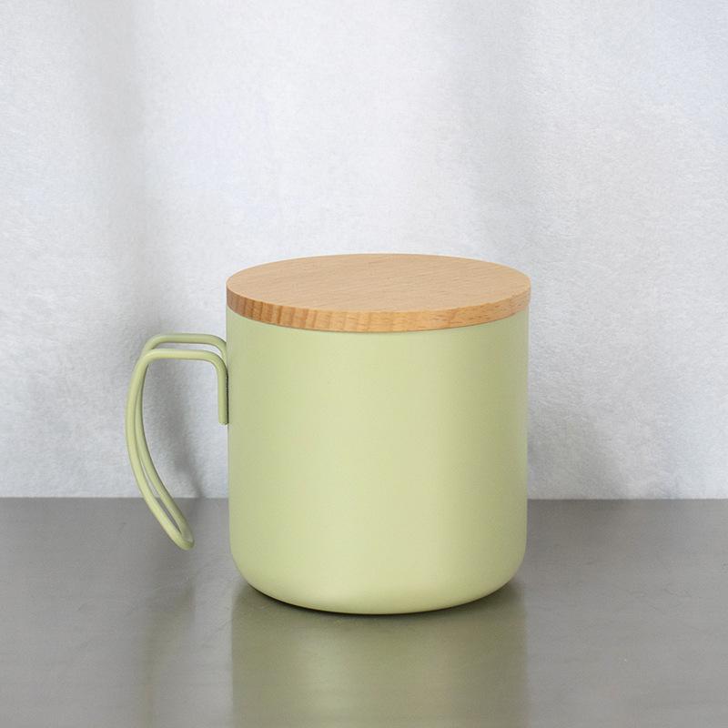 

Stainless Steel Coffee Mug 304 Double Insulated Handle Mug 400ml Outdoor Tea Mug with Lid Household Water Cup 400ml cup (without lid)