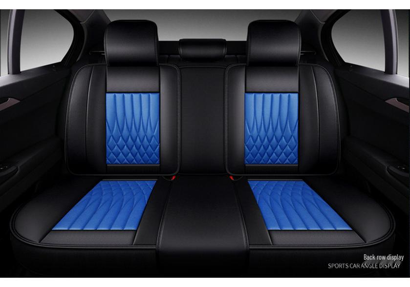 Universal Leather Car Seat Cover Set for Suzuki Tianyu SX4 Hatchback - Full Coverage, Four Seasons Use