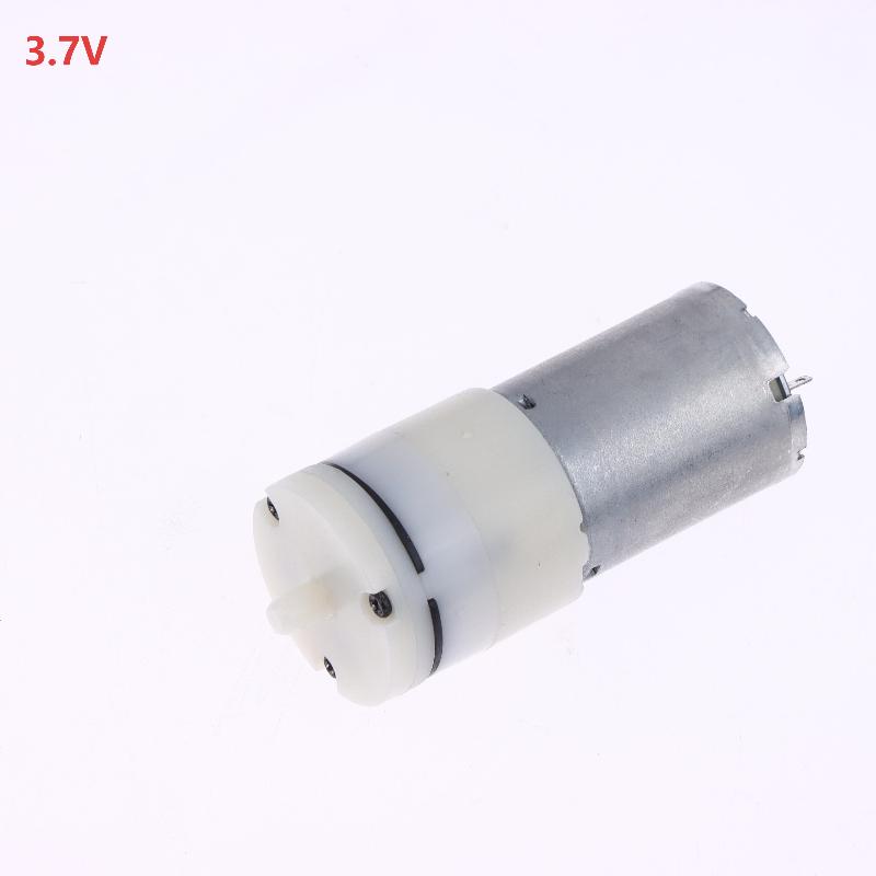 1 ks 370 Mini vzduchové čerpadlo DC 3,7 V 6 V 12 V Kyslíková pumpa pro akvárium Motor Domácí elektrické sací čerpadlo Mikro vzduchové čerpadlo pro akvárium
