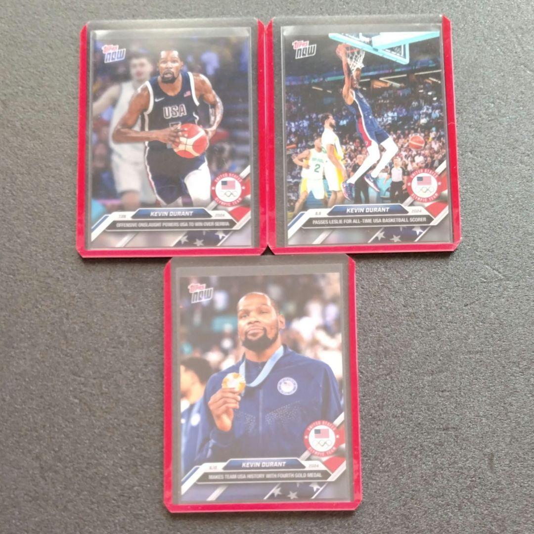 Used 2024Olympic Games TOPPS NOW Kevin Durant