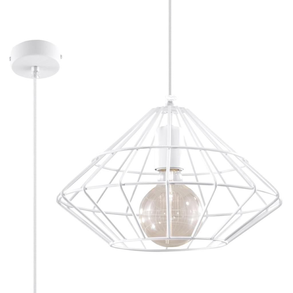 Lampa Wisząca Marcho 1 E27 Biały Lumilo 02.219.93