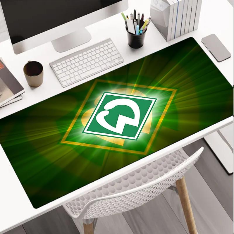 Green Bremen Pattern Mouse pad, Gaming Mouse Pad, keyboard pad, Desk Decor for computer notebook Fan Gift Birthday Gift