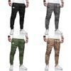 Men Cargo Pants With Drawstring For Casual Wear In Cotton Blend Fabric For Youth