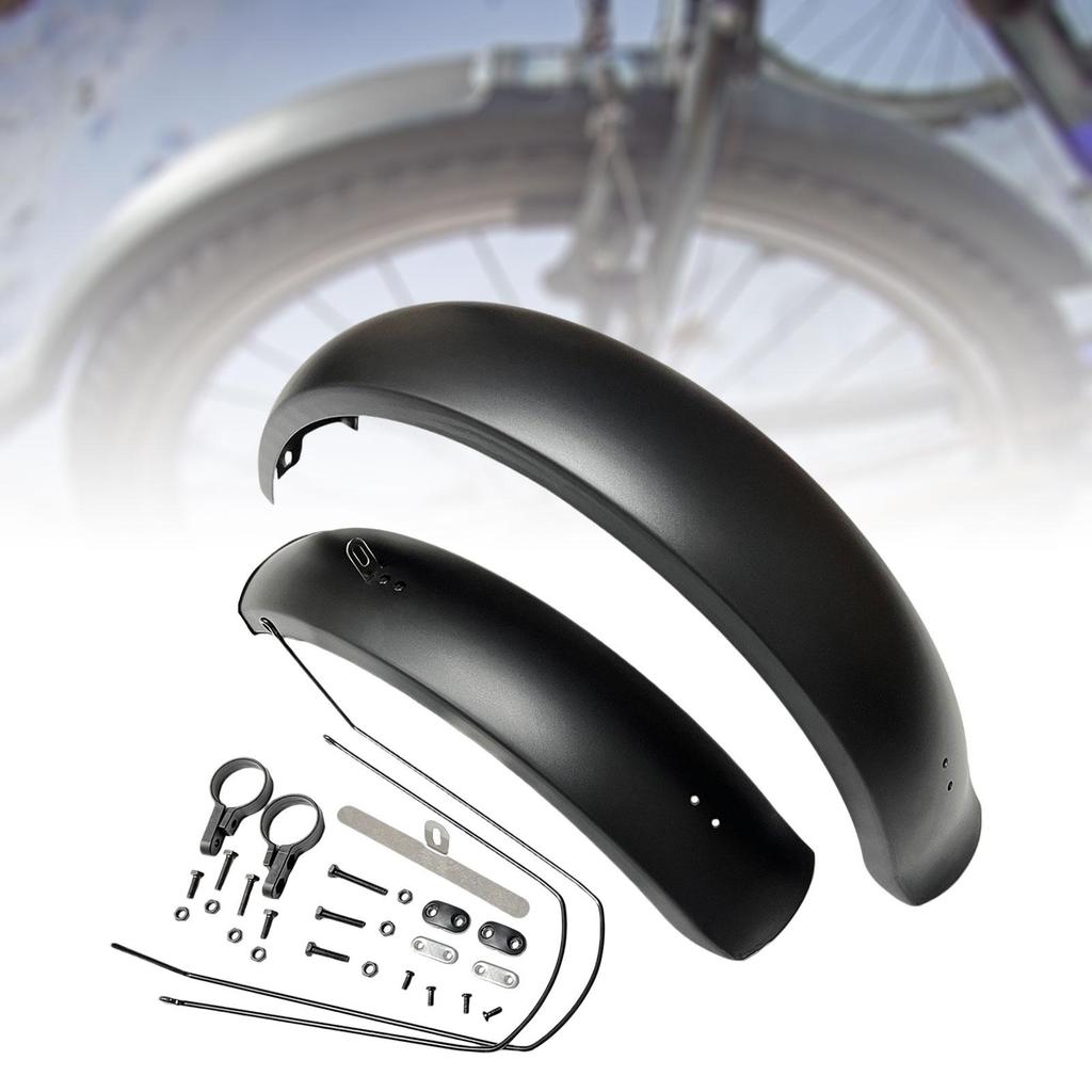 Bike Fenders 26/20" X4.0 Fat Tire Mud Guards Bike Mudguard Front Rear Set Accs for Snowroad Mountain Road Bike Traveling Outdoor