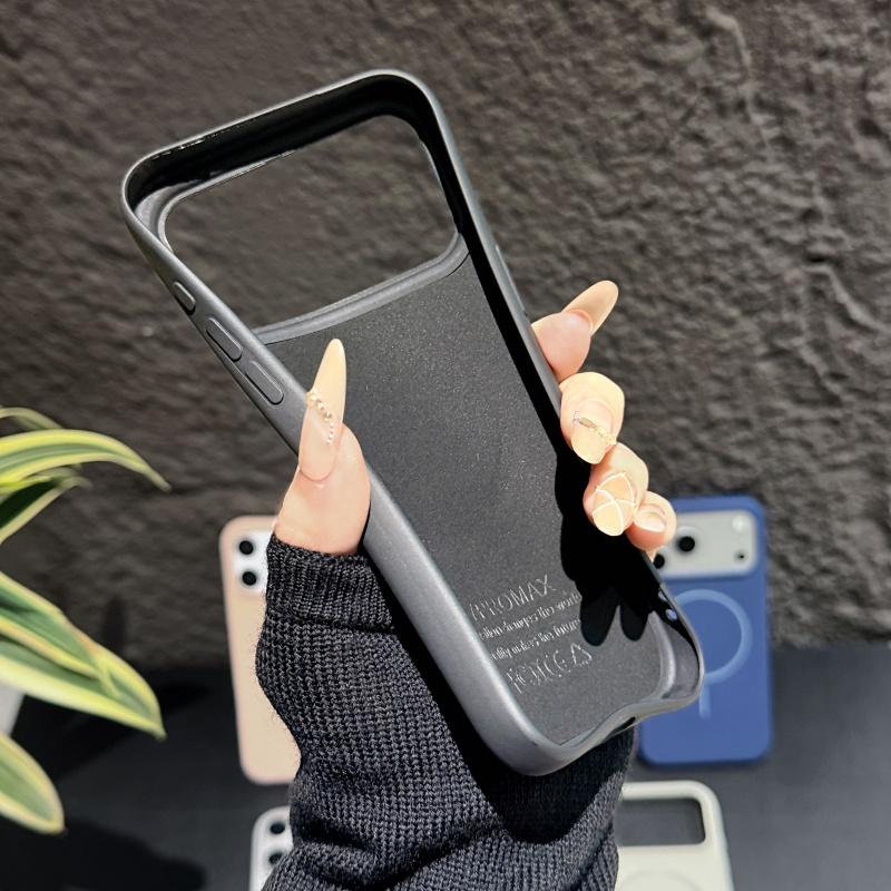 Official 2.0MM Simple Magnetic Case For iPhone 17 Air 16 15 14 13 12 11 Pro Max Plus X XS XR Shockproof For Magsafe Hard Cover