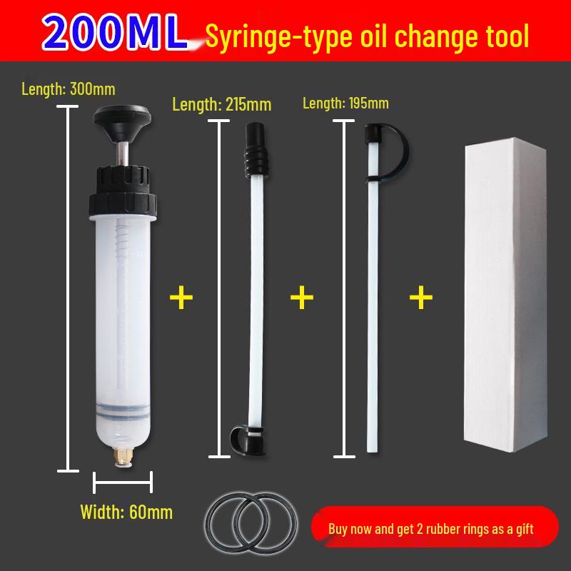 

500 мл Шприц двойного назначения Инструмент для замены масла: Ручной экстрактор и инжектор масла, устройство для замены тормозной жидкости и водяного насоса