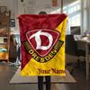 1PC Custom Name SG Dynamo Dresden Patterned Flannel Blanket Suitable For All Seasons for Home Decor Warmth and Comfort Gifts Holiday Present -HE200
