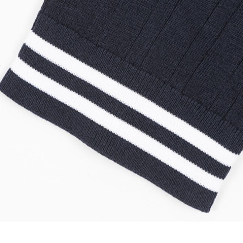 Genuine Zippor Women S Cotton Blend Ribbed Sweater Polo