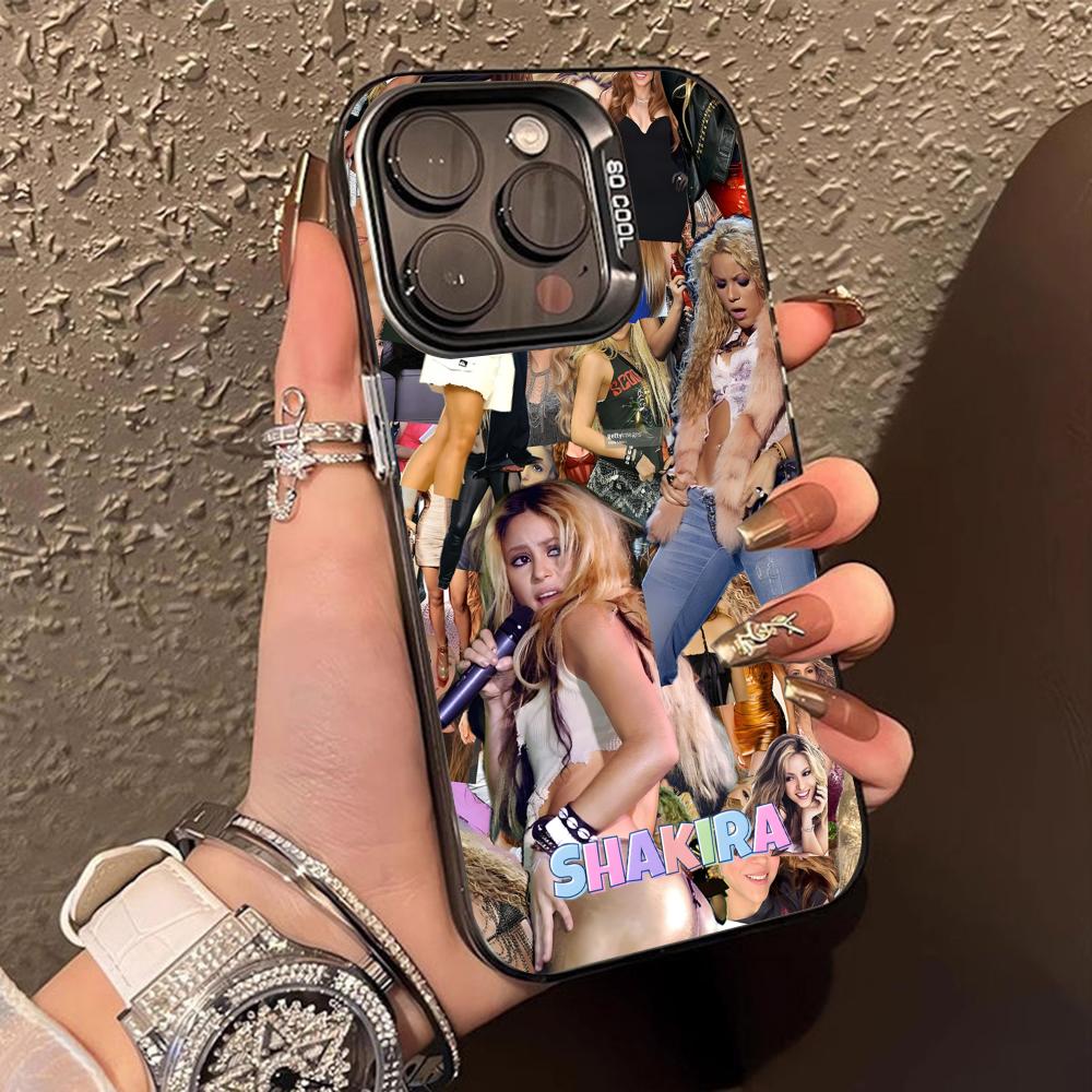 

Shakira Fashion Mobile Phone Case for iPhone 17 16 15 14 13 12 11 X XR XS 8 7 Pro Max Plus Translucent Colour Cover Cover Pretty iPhone 7 Plus