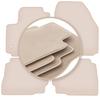 PREMIUM Beige Floor Mats For: Ford Mondeo MK4 Liftback, Sedan, Station Wagon 2012-2014