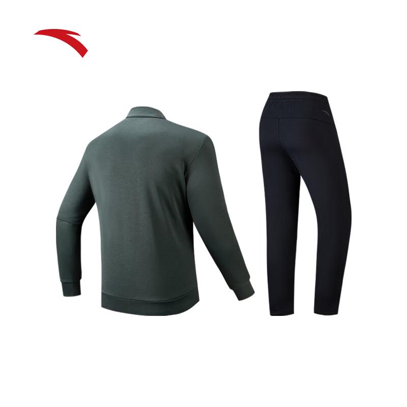 Anta Men's Fleece-Lined Tracksuit Set