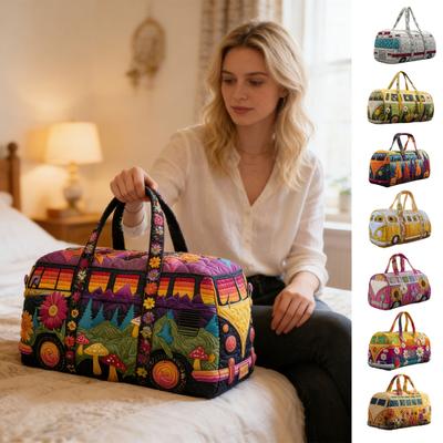 Gym Bag Removable Adjustable Shoulder Strap Sturdy Handle Quilted Reinforced Stitching Travel Organizer