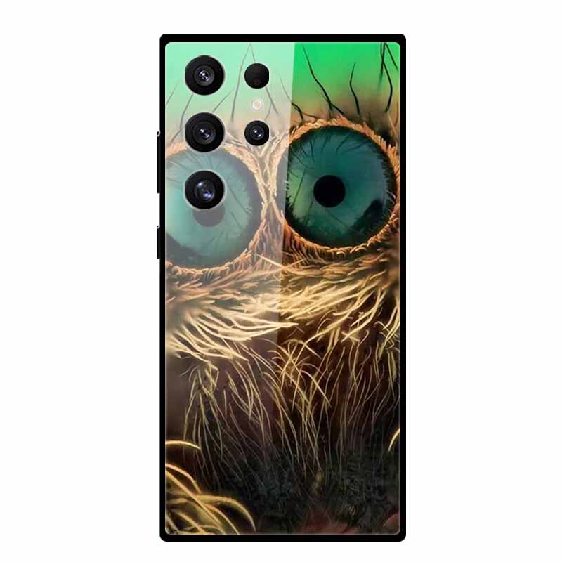 For Samsung Galaxy S25 Ultra Case S25Plus Luxury Tempered Glass Hard Back Cover for Galaxy S24Ultra 5G Phone Cases Fundas S 25