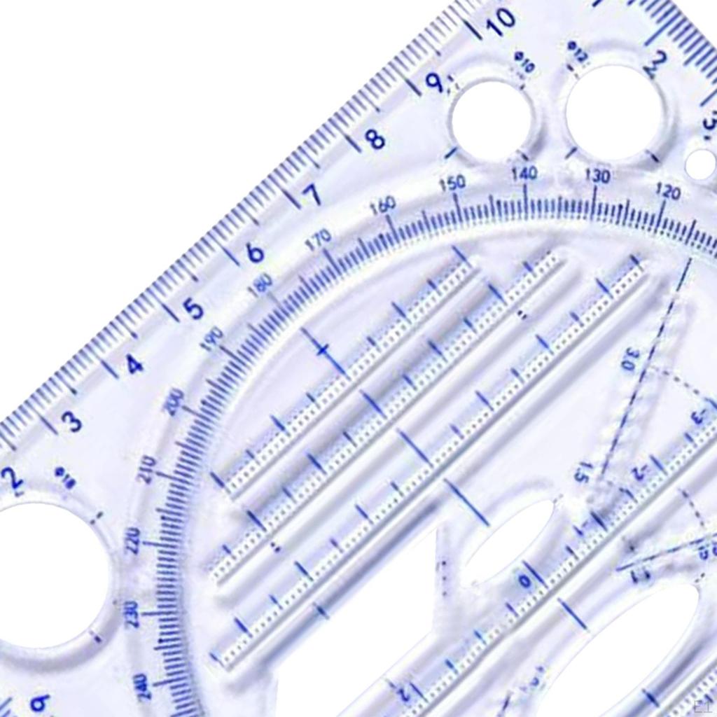 Drawing Ruler Construction Template Measuring Scale