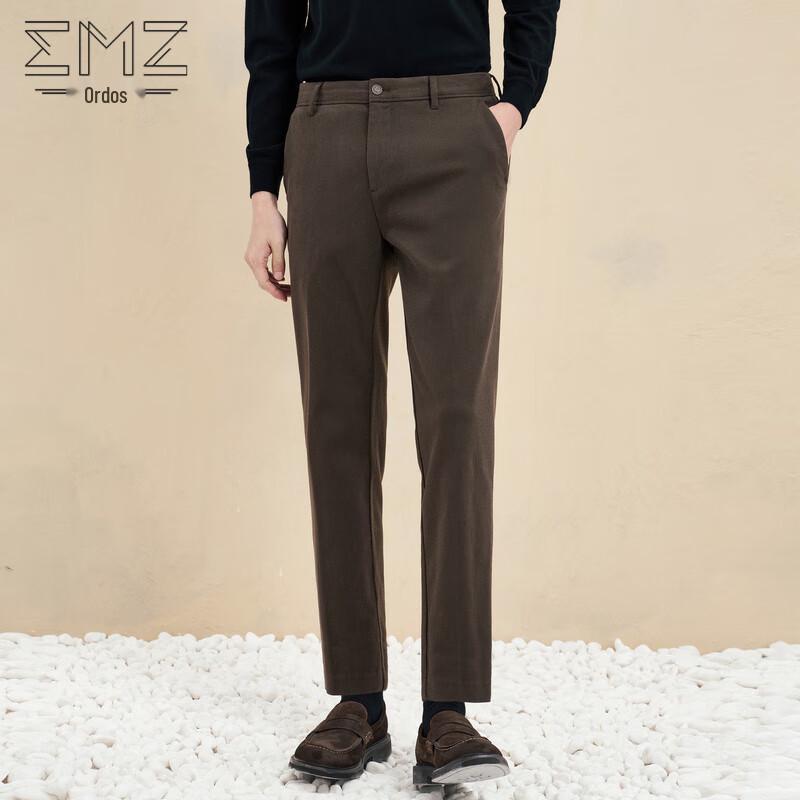 

EMZ Men s Business Casual Straight-leg Pants 38