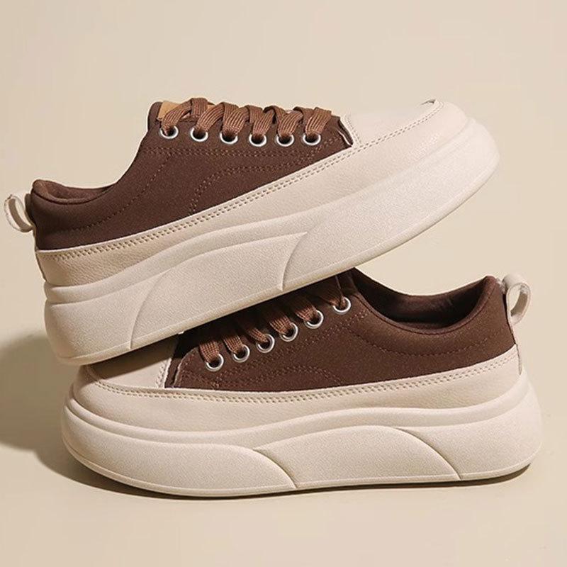 

Shoes women s 2025 new summer casual board shoes feel light and soft-soled sports shoes flat-bottomed versatile explosion 40 коричневый