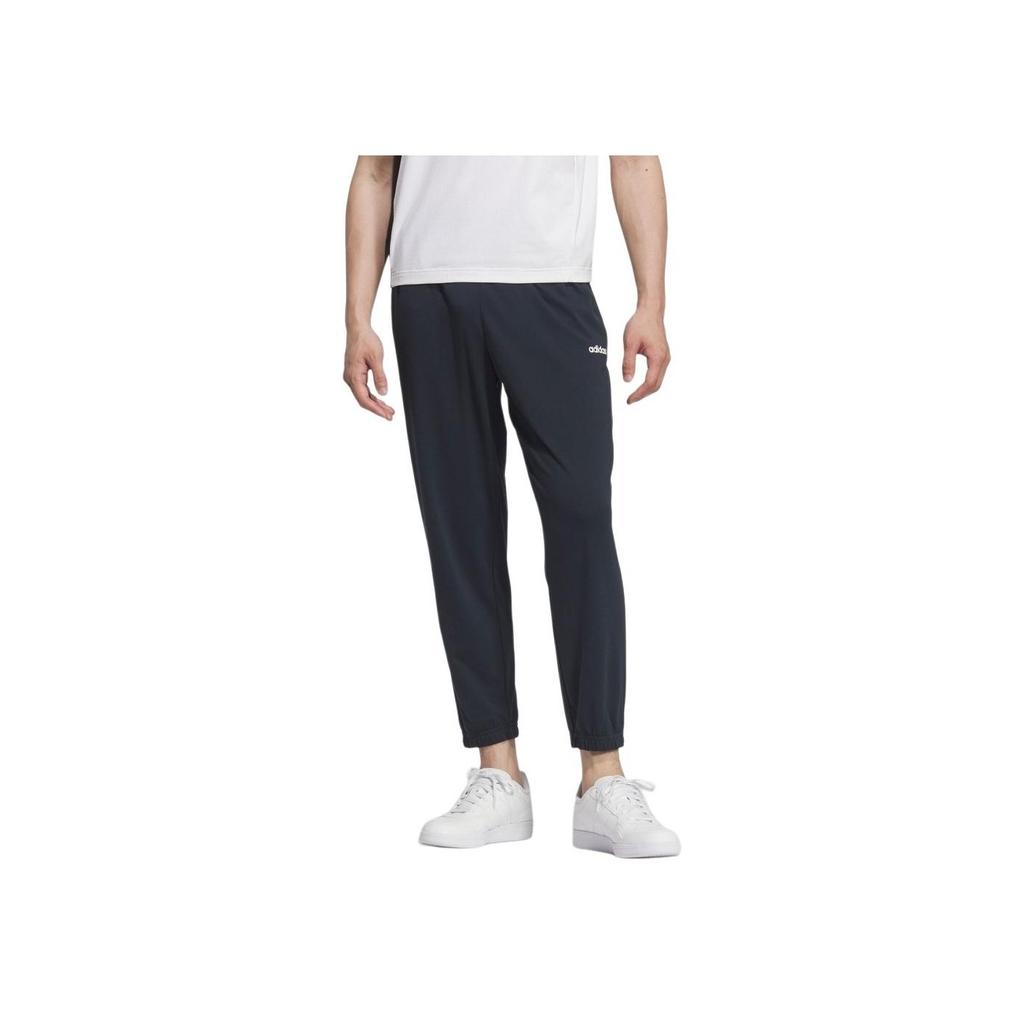 Adidas Weiche Bequeme Hautfreundliche Vielseitige Mid-Rise Stricksporthose Unisex-Hose Dunkelblau KA3977