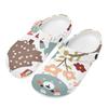 Color Print EVA Clogs Women Men Soft Comfort Slip On Ventilated Garden Shoes Beach Pool Bathroom Home Daily Shoes Home Use