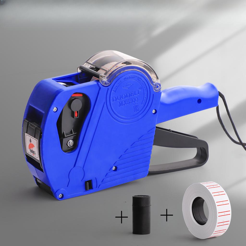 Price tag Gun with Labels Kit Label Maker Numerical Pricing Gun Kit for Office Retail Shop Grocery Store Organization Marking