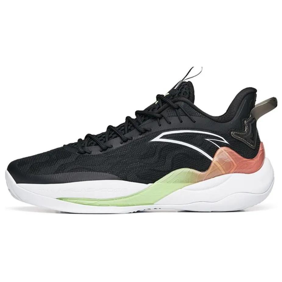 Anta Mountain 2 Low top Performance Basketball Shoes Men's Black (Unisex) Basketball Shoes 112221601 4