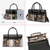 Crocodile Pattern Middle-Aged Bag Light Luxury Leather Women'S Bag Crossbody Handbag Snake Pattern Element