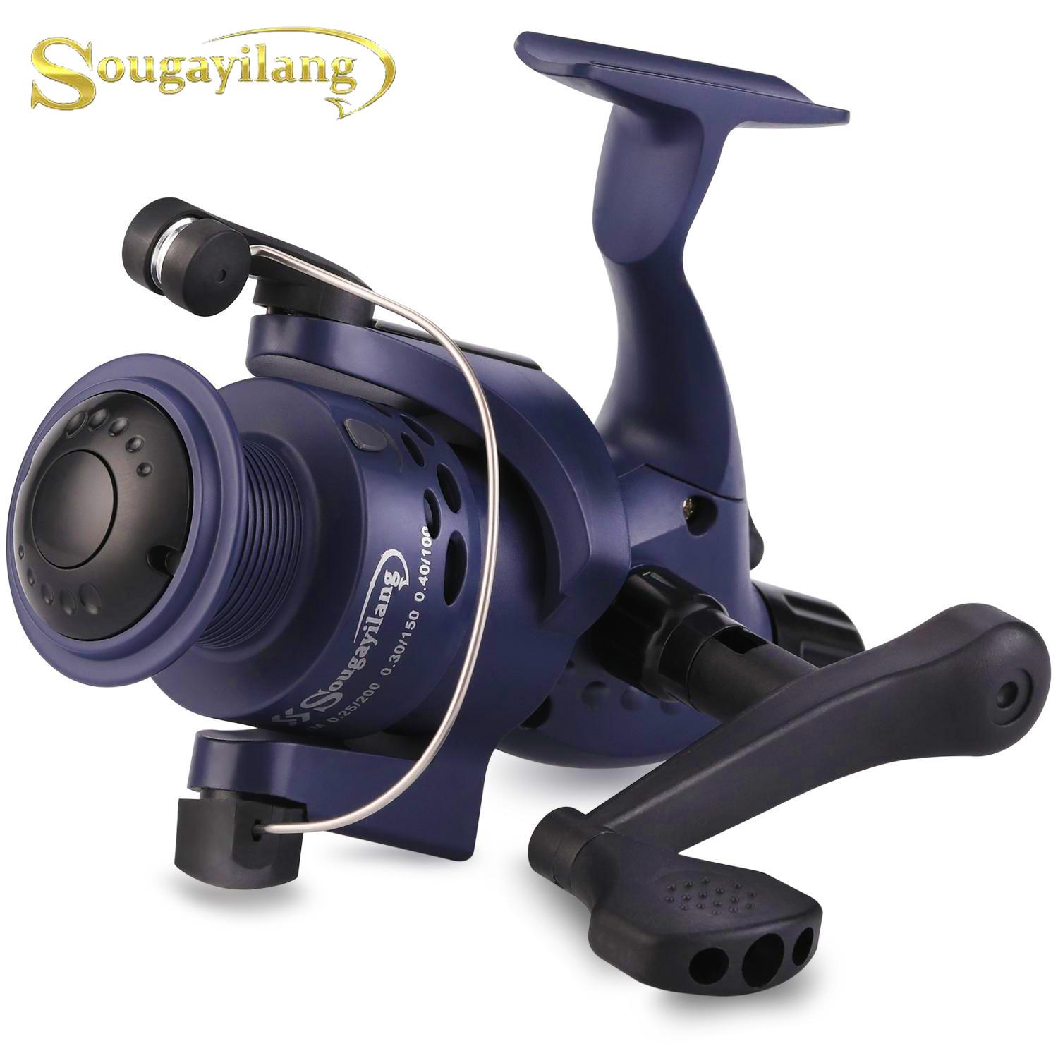 

Катушка для ловли карпа Sougayilang ABS 5.1: 1 спиннинговая рыболовная катушка также хорошо подходит для ловли форели, окуня 1 синий