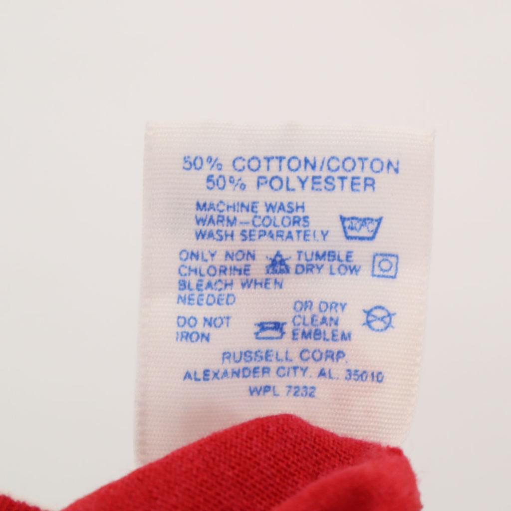 JERZEES 80s Made In USA Vintage Boy Scout Short Sleeve T-shirt XL Red Men's Used