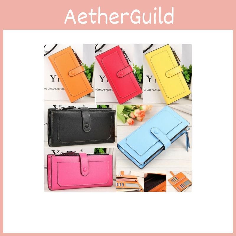 Fashion Lady Women's Leather Clutch Wallet With Elegant Design And Perfect Size For Everyday Use