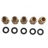 Messing Schlauchhahn Adapter Set 5 Stück Außengewinde 12mm Anschluss 12 Extern Schnell
