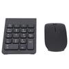 Number Pad Plug and Play 2.4GHz Wireless Technology 1200 DPI Sensitive Durable Number Pad Mouse Combo for Home Office