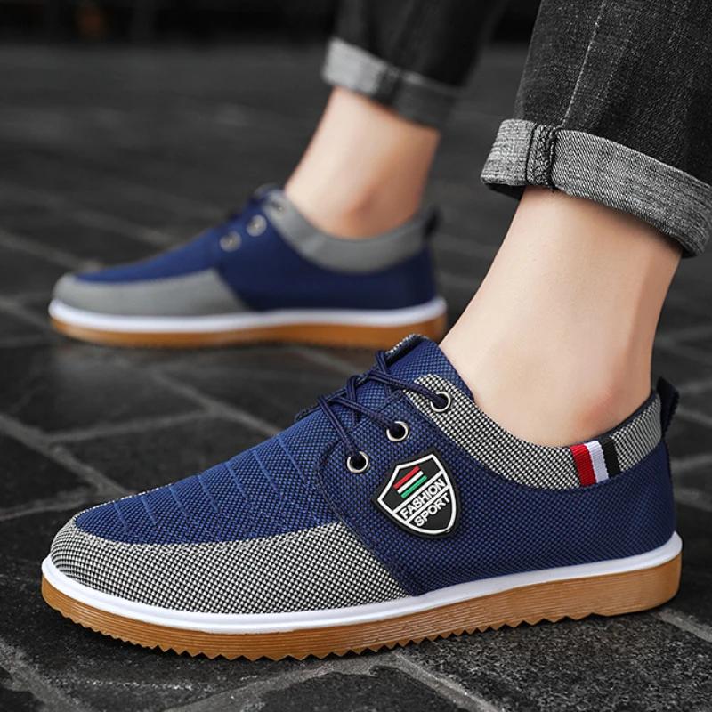 Lightweight Men's Sneakers Comfortable Men Casual Shoes Fashion Luxury Men Loafers New Hard Wearing Work Footwear Erkek Ayakkabı