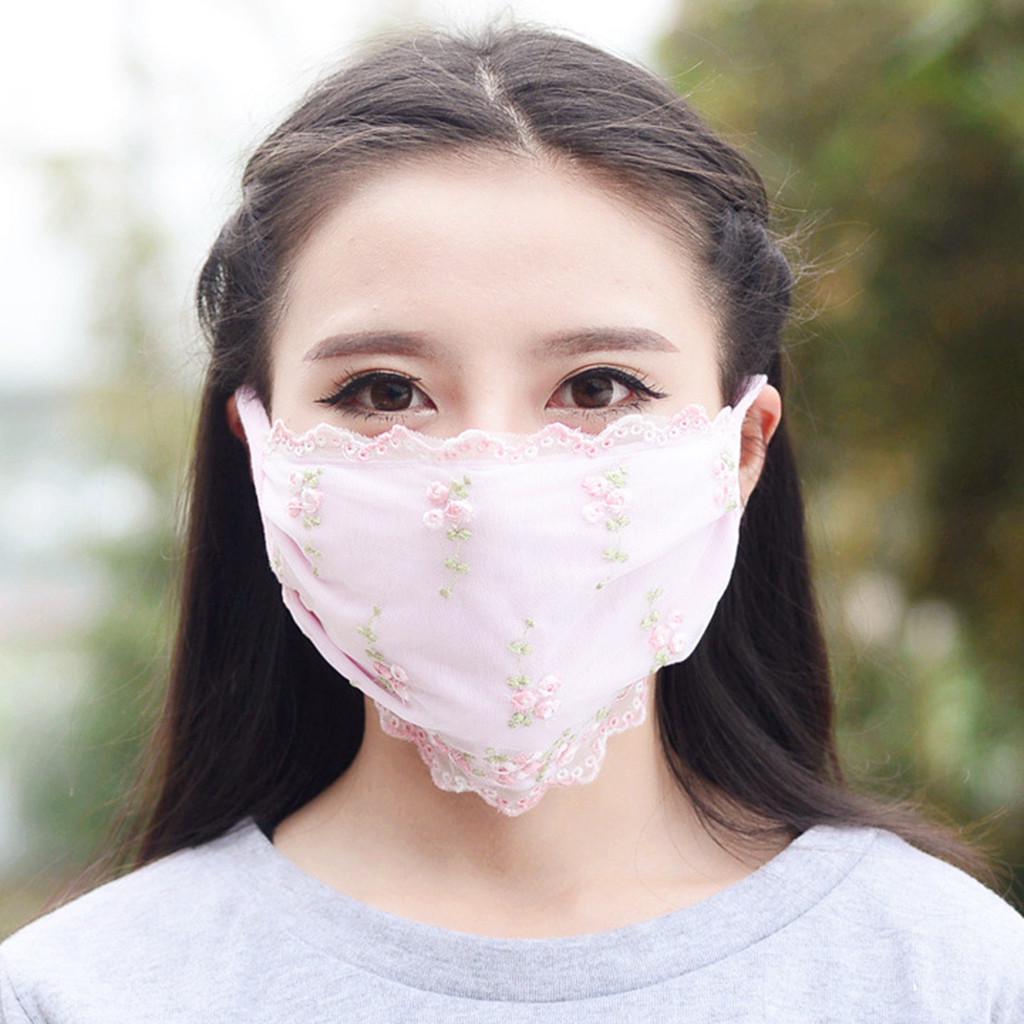 

Стираемая Солнцезащитная Вышитая Кружевная Дышащая Маска для Верховой Езды и Защиты от Солнца