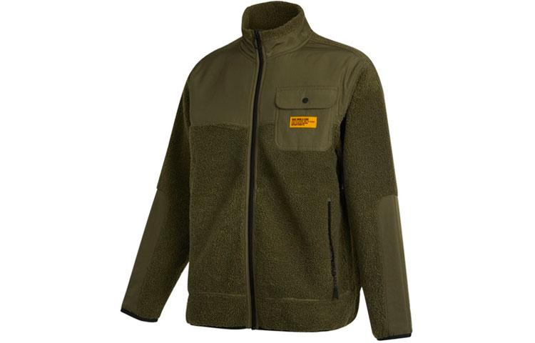 Vans Velvet Jackets Unisex Green Turtleneck Moderate VN0A5F4TKCZ S