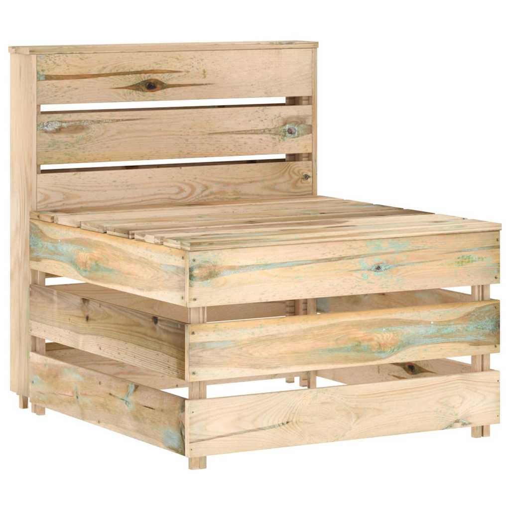 Garden Center Sofa Made from Pallets Impregnated Pine Wood
