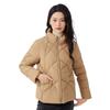Daunenjacke Damen kurz neu Temperament warm große Größe Stehkragen gesteppte Jacke