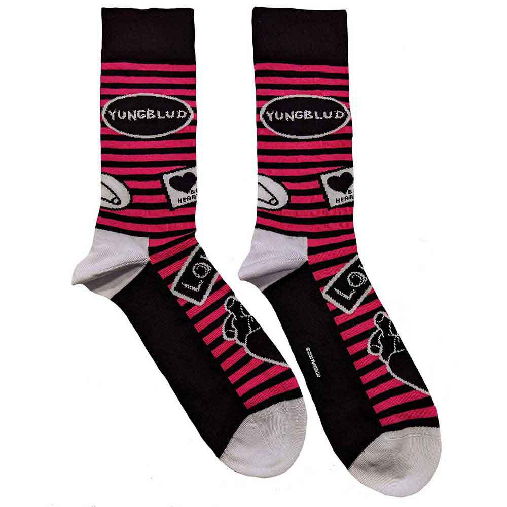 Yungblud Unisex Adult Symbols Ankle Socks