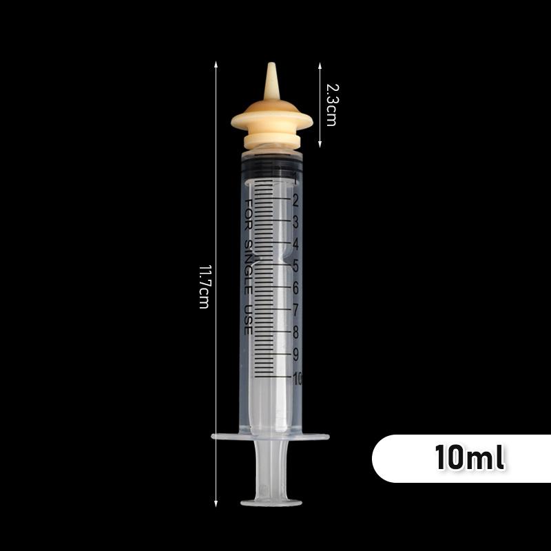 Pet Bird Feeding Nipple Newborn Dog Cat Feeding Pacifier Hamster Mini Pet Small Dog Feeding Bottle Syringe with Silicone Nipple