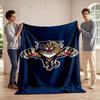 Fierce Panther On Dark Blue Print Blanket Soft and Cozy Perfect for the Living Room Bed Sofa or a Nap,gift