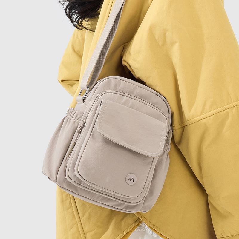 Lightweight Messenger Bag Women's Multi-Pocket Shoulder Bag Travel Mobile Phone Bag