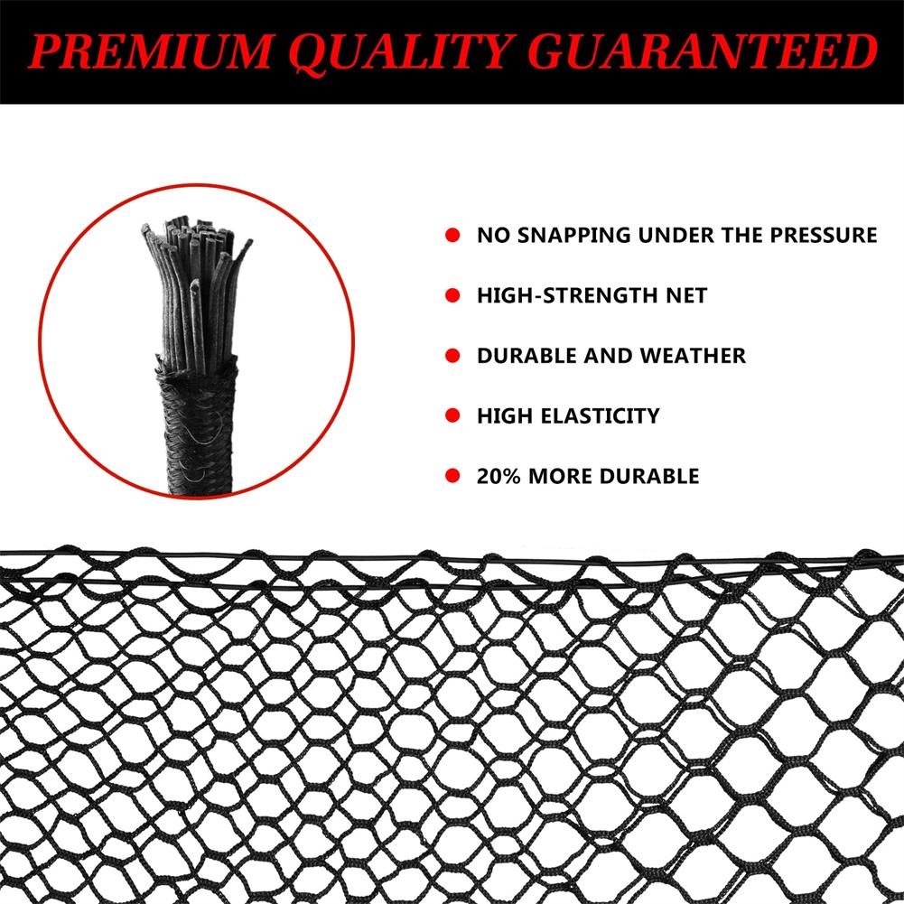 Car Trunk Storage Net Bag Cargo Luggage Storage Net Luggage Fixed Net Elastic Mesh Hanging Storage Net Pocket Stowing Tidying