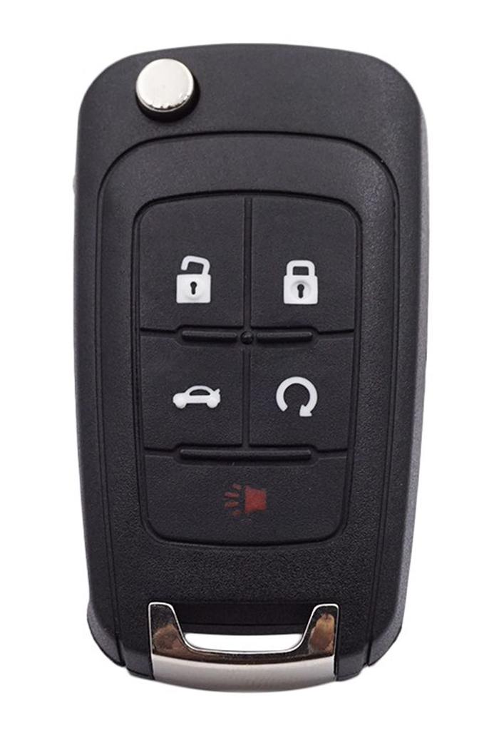 5 Button Keyless Remote Flip Car Key Fob for Chevrolet