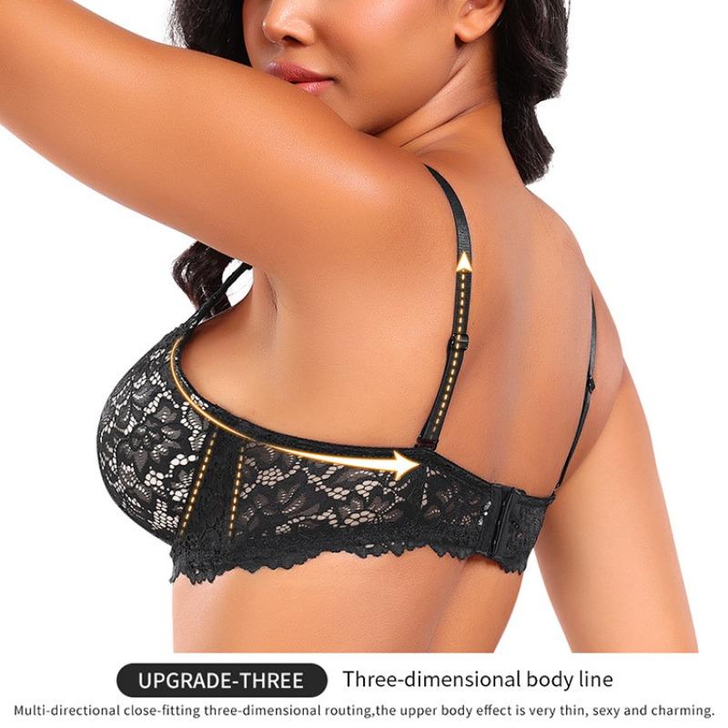 Podprsenky plus size pro velká prsa, které opticky zmenšují a zabraňují povisnutí, s velkými košíčky a kosticemi