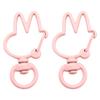 31X39mm Candy Colored Alloy Shell Shaped Spring Buckle Special-shaped DIY keychain Accessories Creative Accessories Hanging Ornaments
