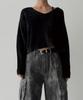 THE GREEN LAB Hairy Soft Knit [Black]