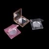 Empty 36.3Mm Inner Diameter Single Hole Square Transparent Highlight Box Blush Case Concealer Box Cosmetic Replacement Box
