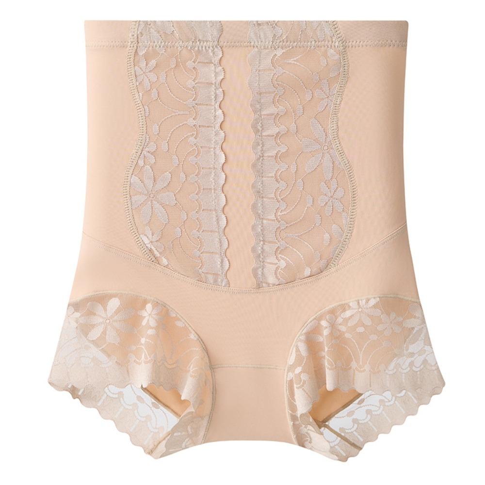 

Трусы с высокой талией для контроля живота, утягивающее боди, формирующее фигуру, коррекция фигуры XXL бежевый