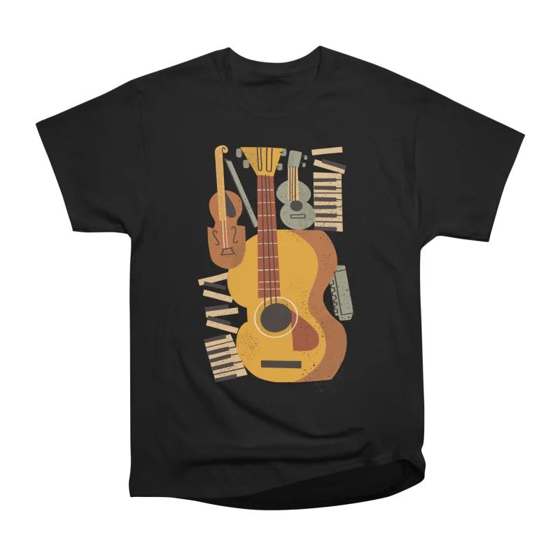 

Men Casual Shirts Short Sleeves FOLK JAM Black Tees Oversized T-shirts S розовый