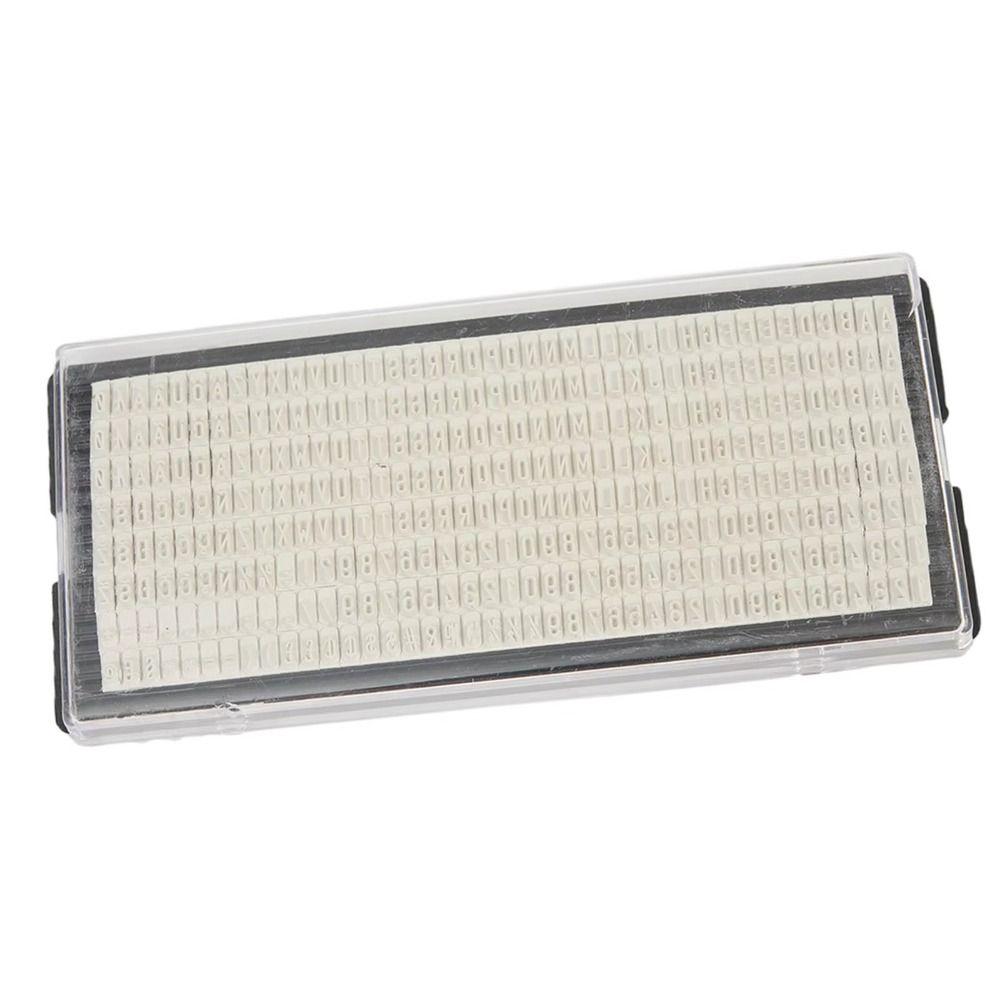 3mm 4mm 6.4mm Stamp Digital Letters Name Address DIY Stamp Board Stamp Letters Plate  School Office